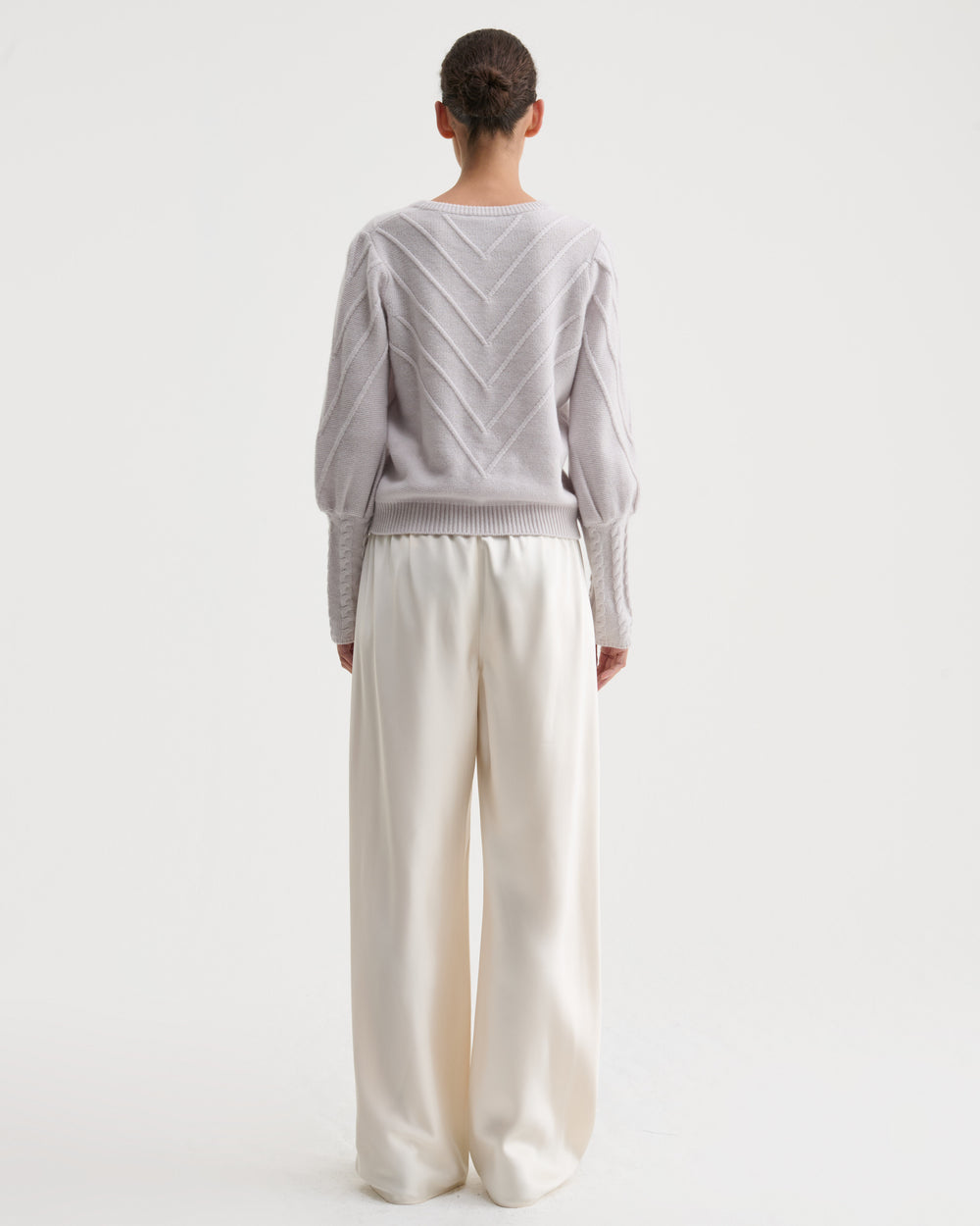 Nonchi Cashmere Skog Sweater, Oat, image 3 of 9