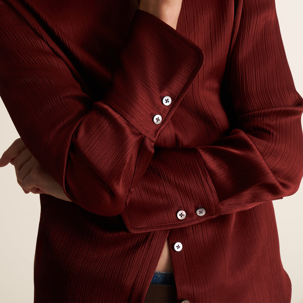 Tatum Button-Down Shirt, Redwood, image 3 of 16