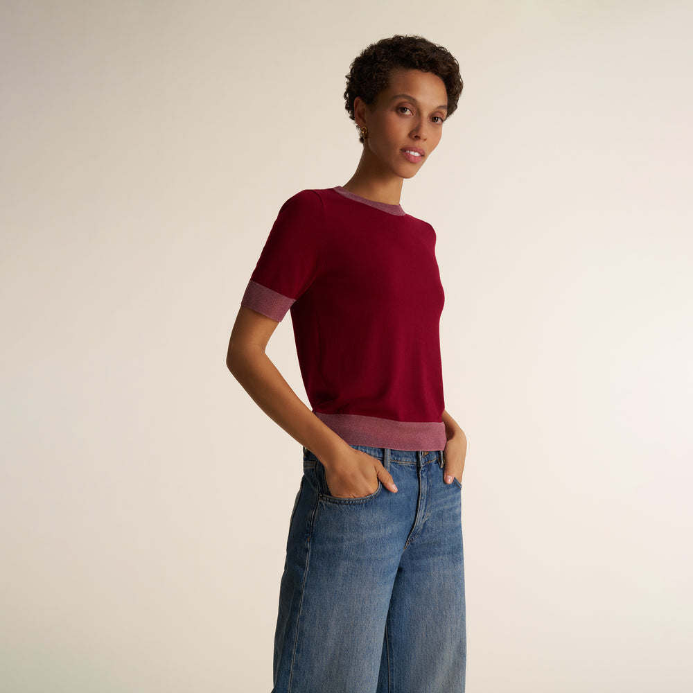 Becca Tee, Deep Berry, image 1 of 7