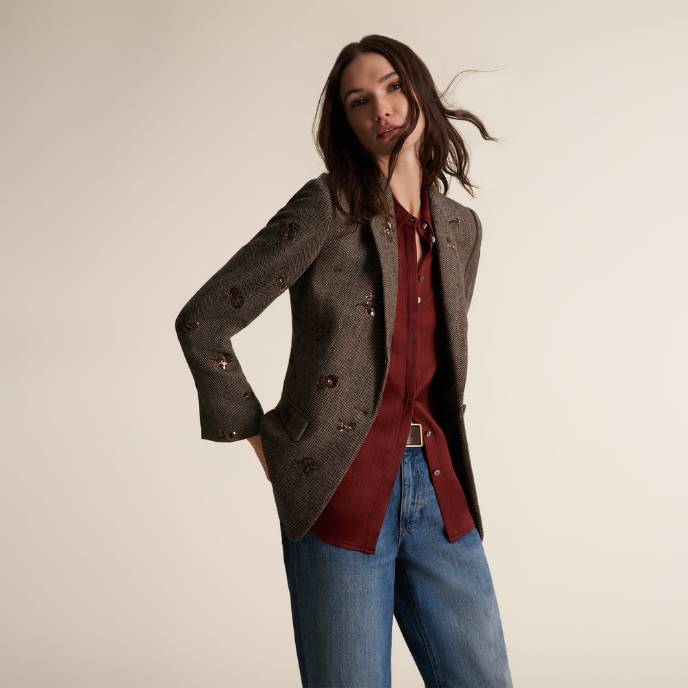 Tatum Button-Down Shirt, Redwood, image 11 of 16