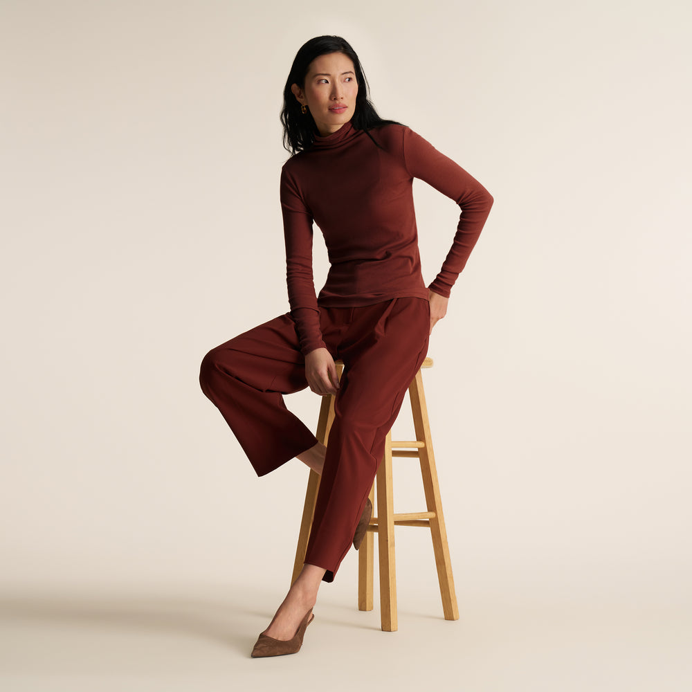 Axam Layering Turtleneck, Tuscan Red, image 1 of 4