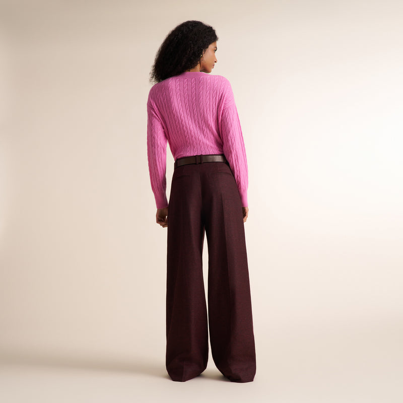 Giselle "Something's Gotta Give" Cable Sweater