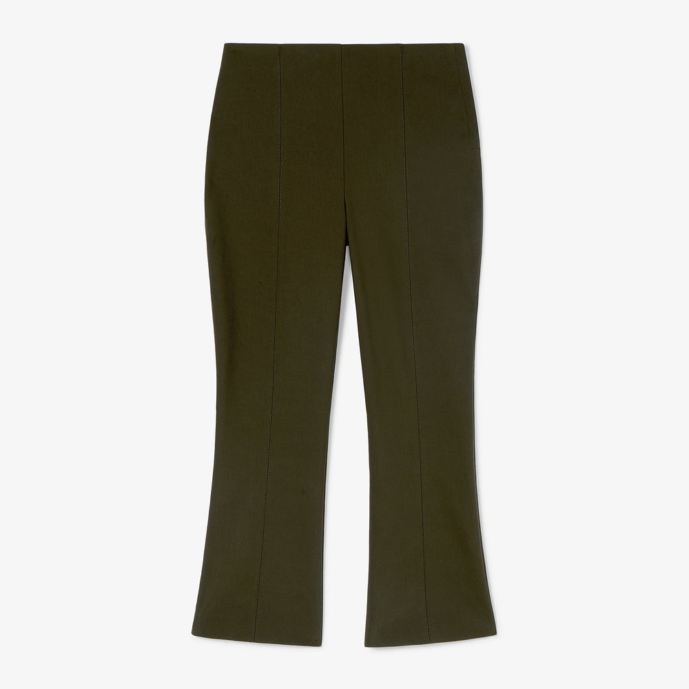 packshot image of the kick flare foster pants in olive