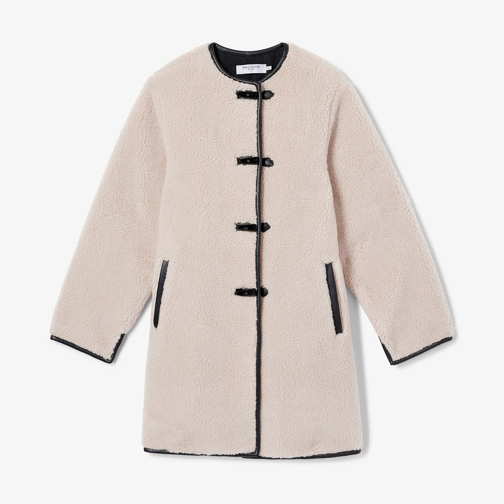 packshot image of the katari jacket in travertine
