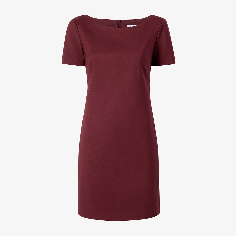 packshot image of the rosie dress in shiraz