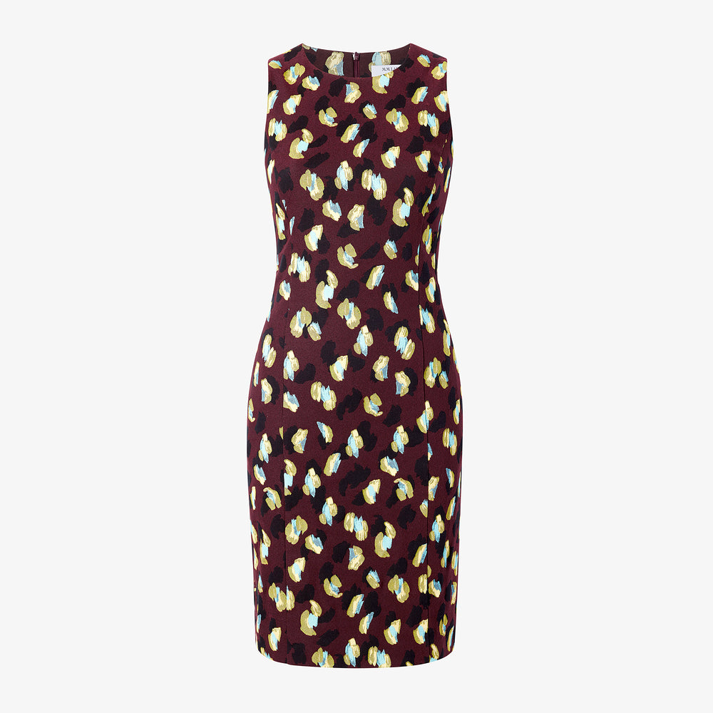 packshot image of the constance dress in bengal jacquard
