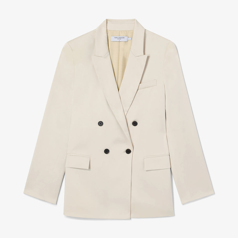 packshot image of the o'hara jacket in champagne