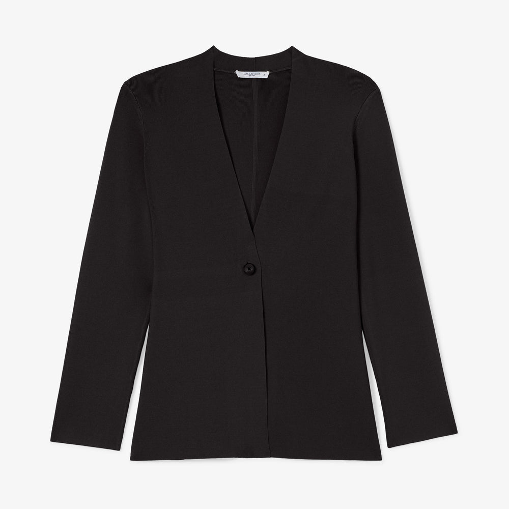 packshot image of the jennimai jardigan in black
