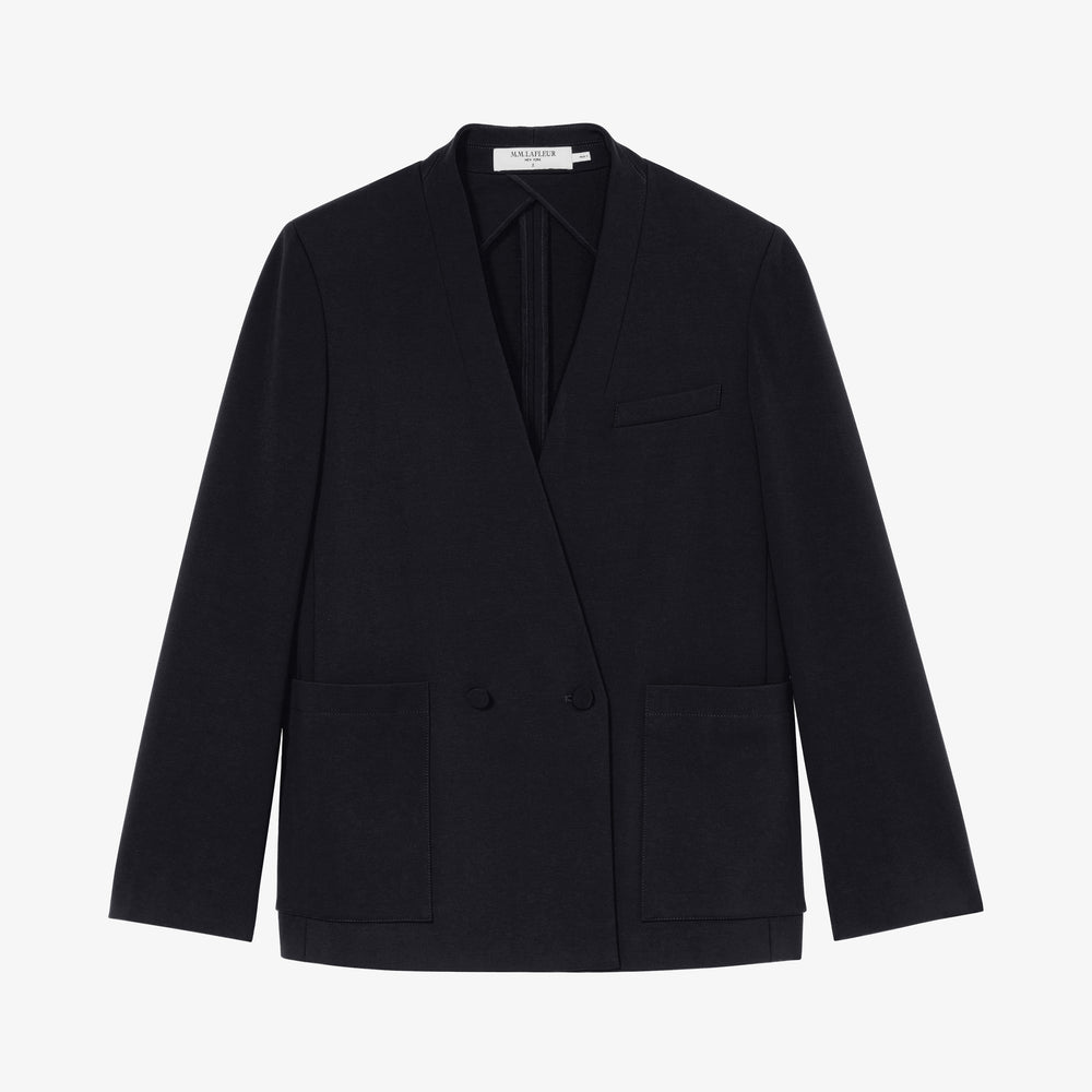 packshot image of the janette blazer in black