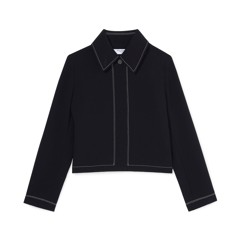 packshot image of the nicky jacket in black