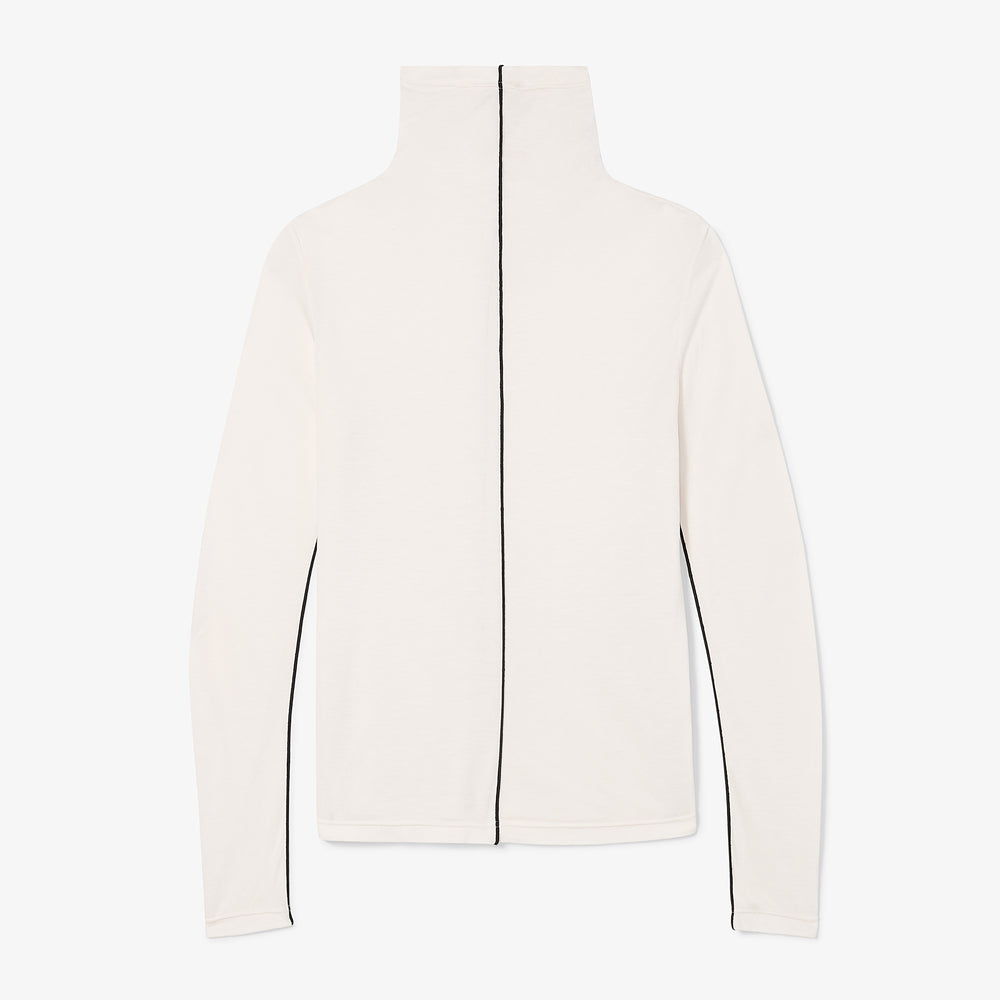 packshot image of the natasha top in cloud jersey