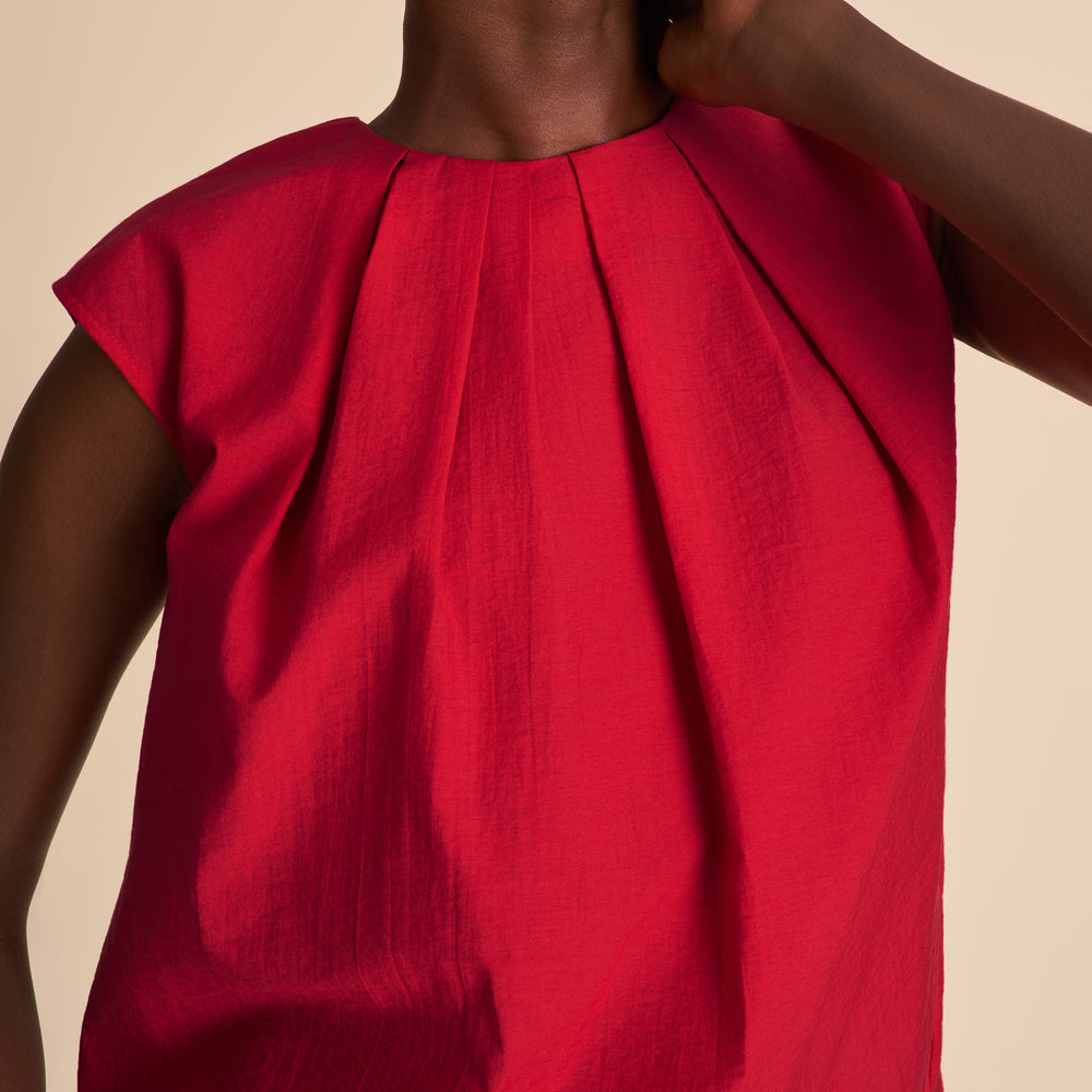 Nika Summer Friday Top, Ribbon Red, image 3 of 9
