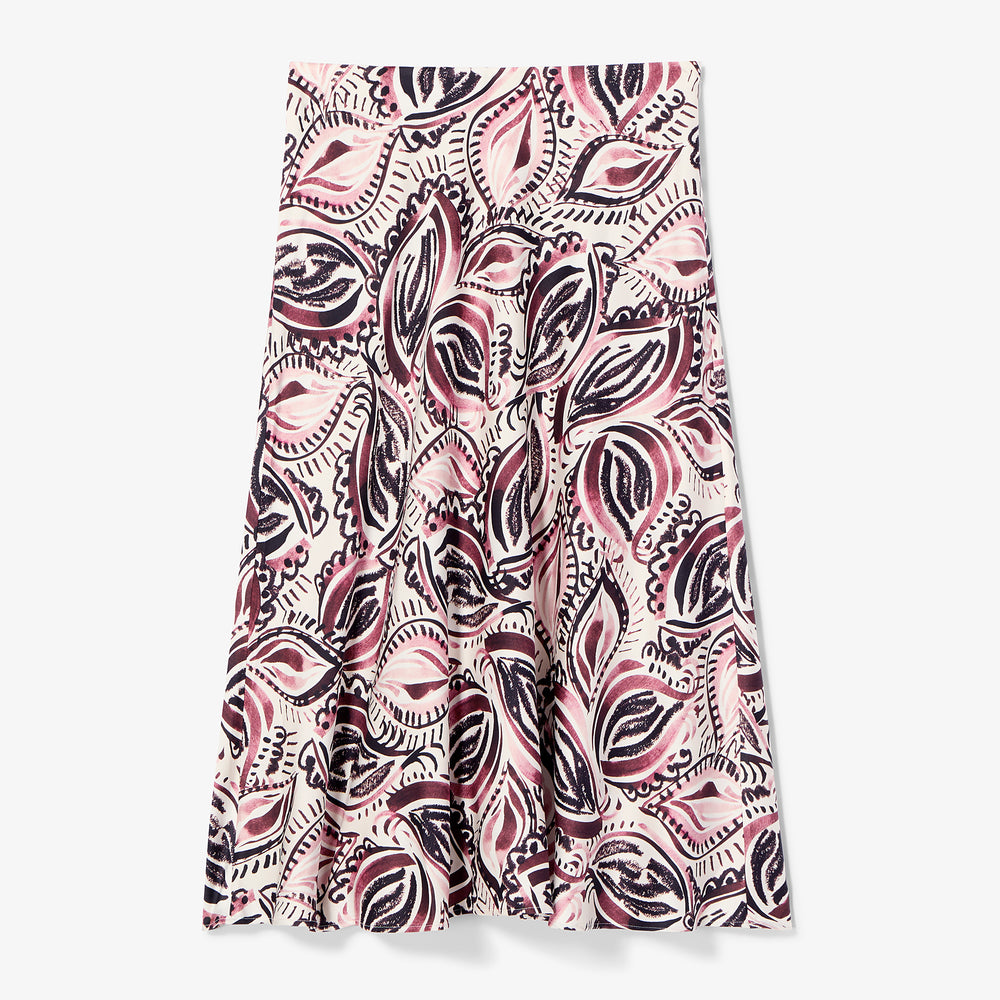 Orchard Slip Skirt, Brushstroke Paisley, image 5 of 5