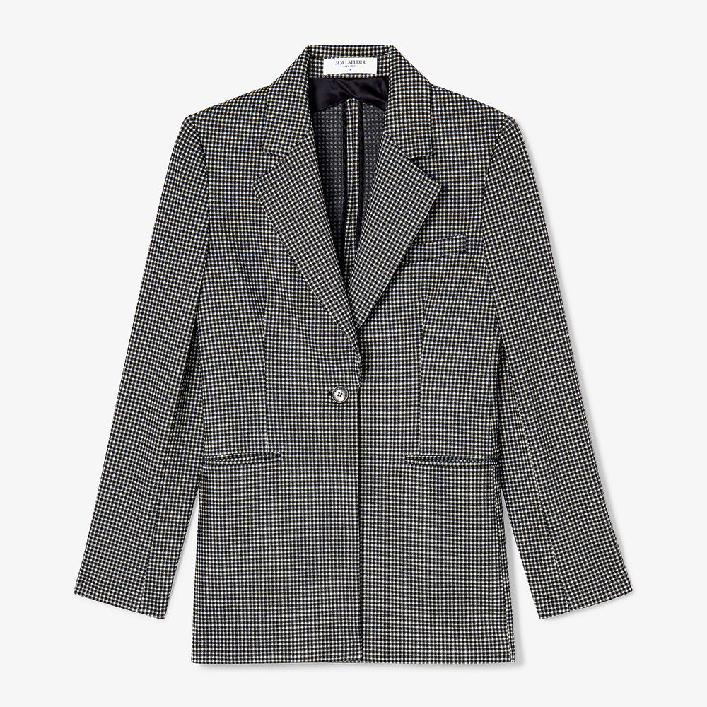 packshot image of the rossi blazer in classic check