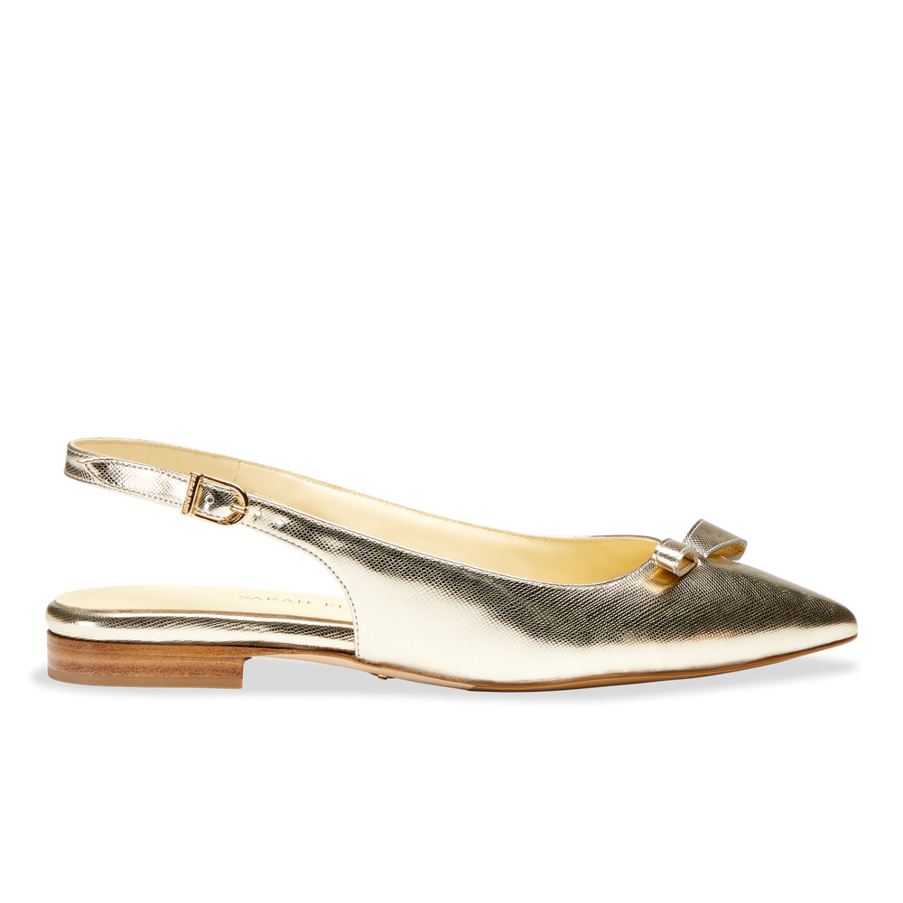 Natalie Sling, Gold Saffiano, image 1 of 5