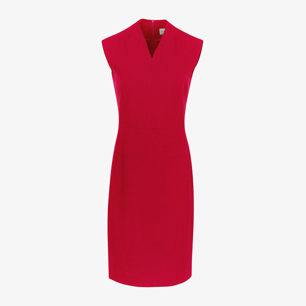 Packshot image of the Aditi Dress—Recycled WonderTex in Rhubarb