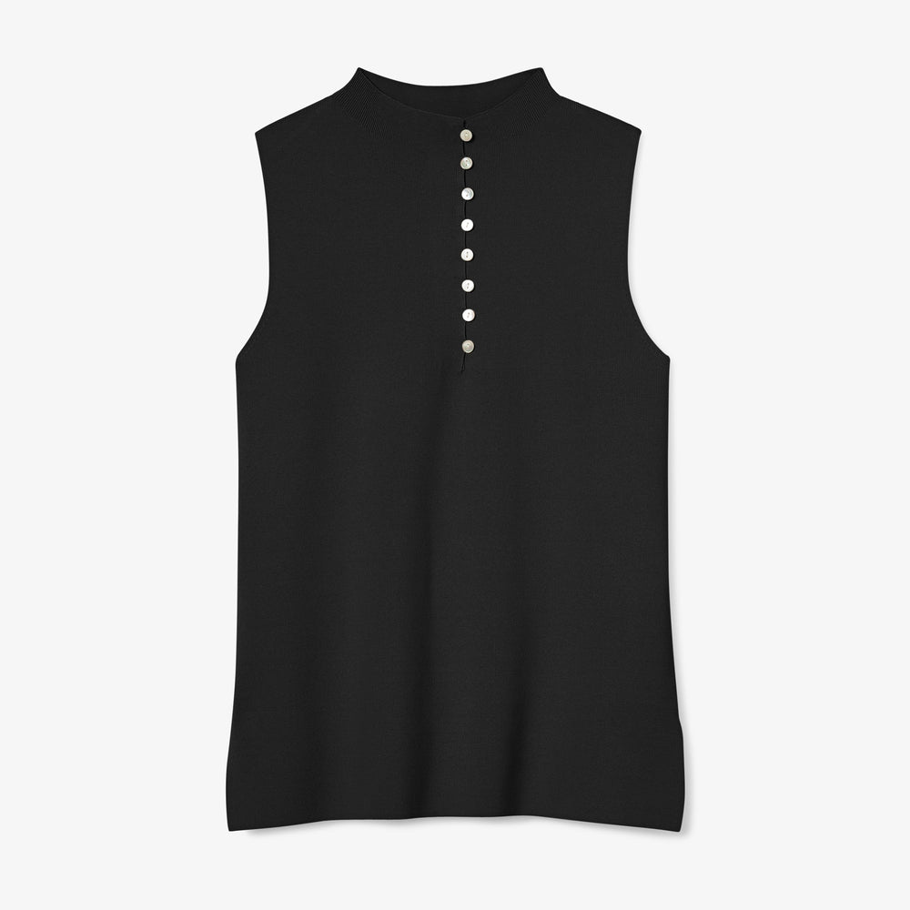 Packshot image of the malki top in black