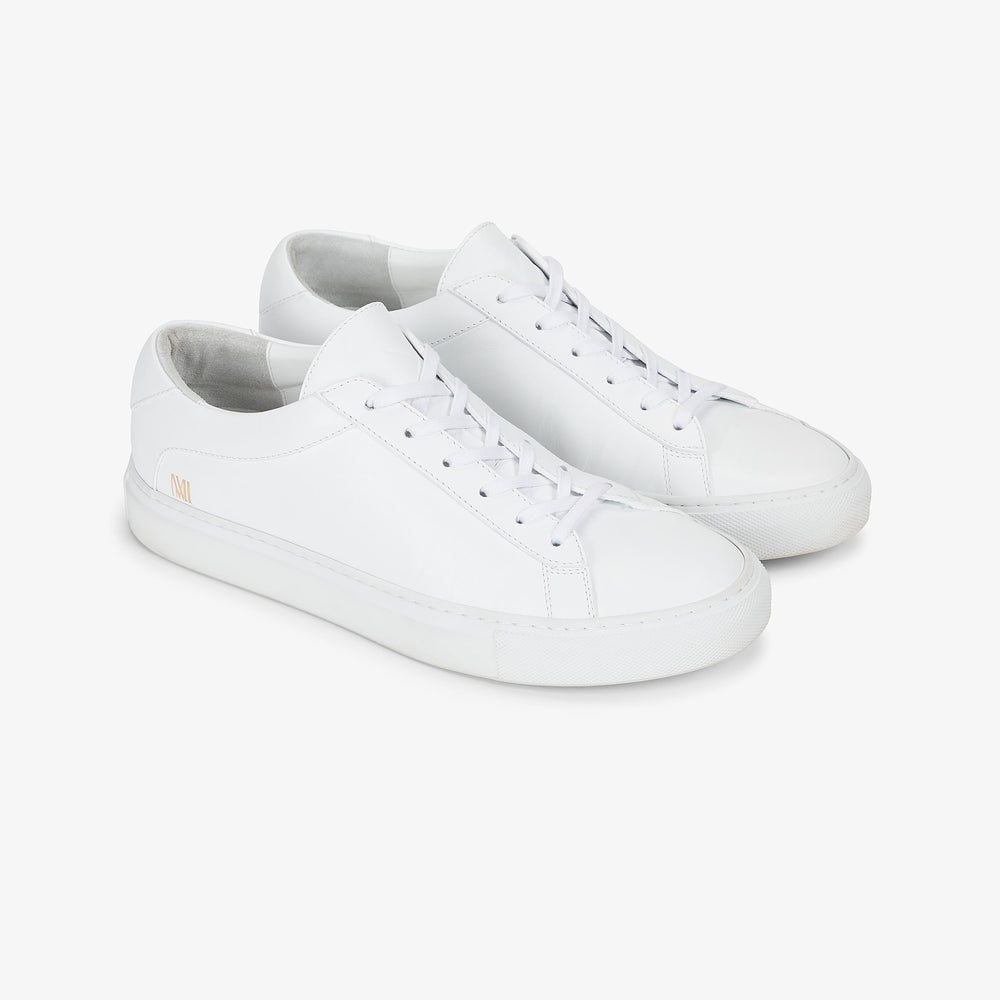 packshot image of M.M.LaFleur x Koio Capri Low-Top Sneakers—Leather in white