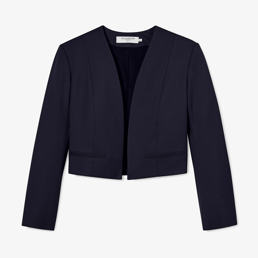 Packshot image of the Neale blazer in Galaxy Blue