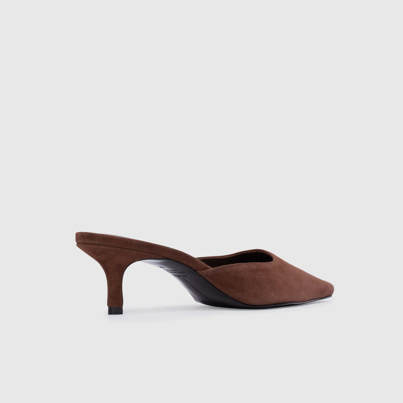 Black Suede Studio Riley 50 Mule