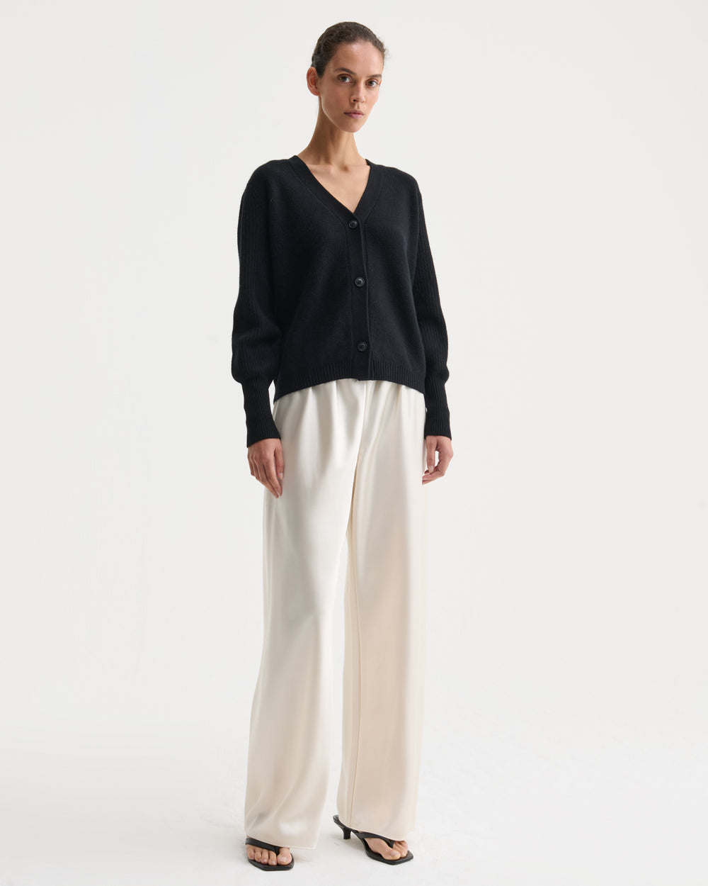 Nonchi Cashmere Resort Cardigan :: Black