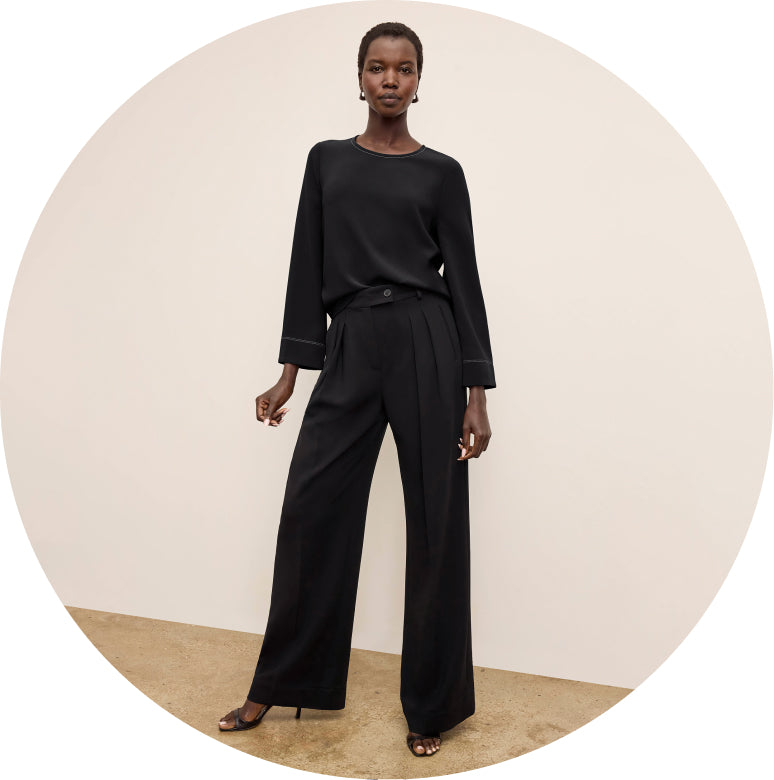 Bia trouser, easy-care fabric