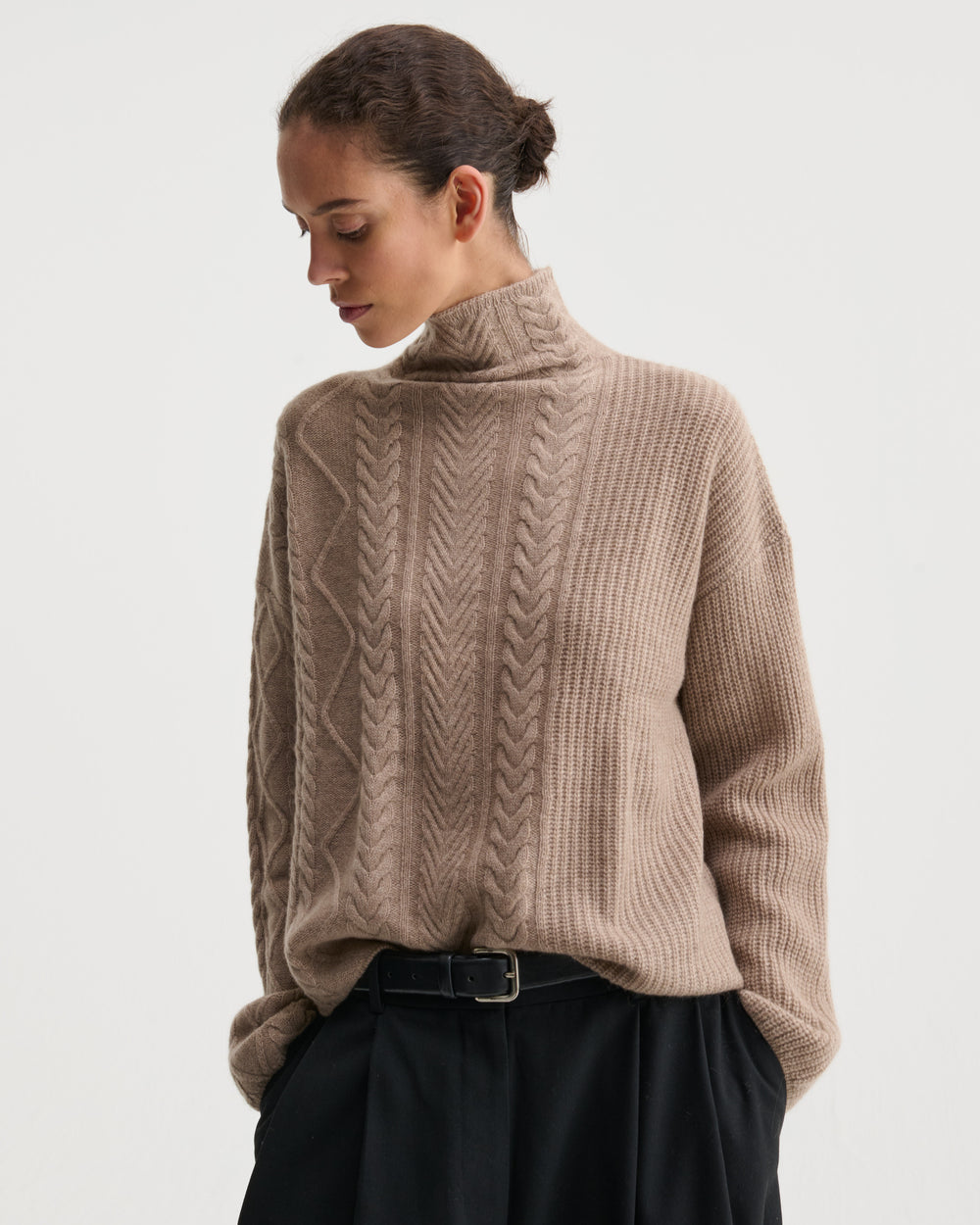 Nonchi Cashmere Fjord Sweater :: Sable