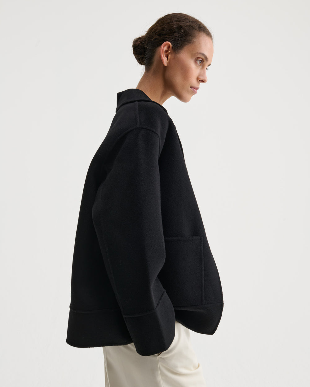 Nonchi Cashmere Viki Short Coat :: Black