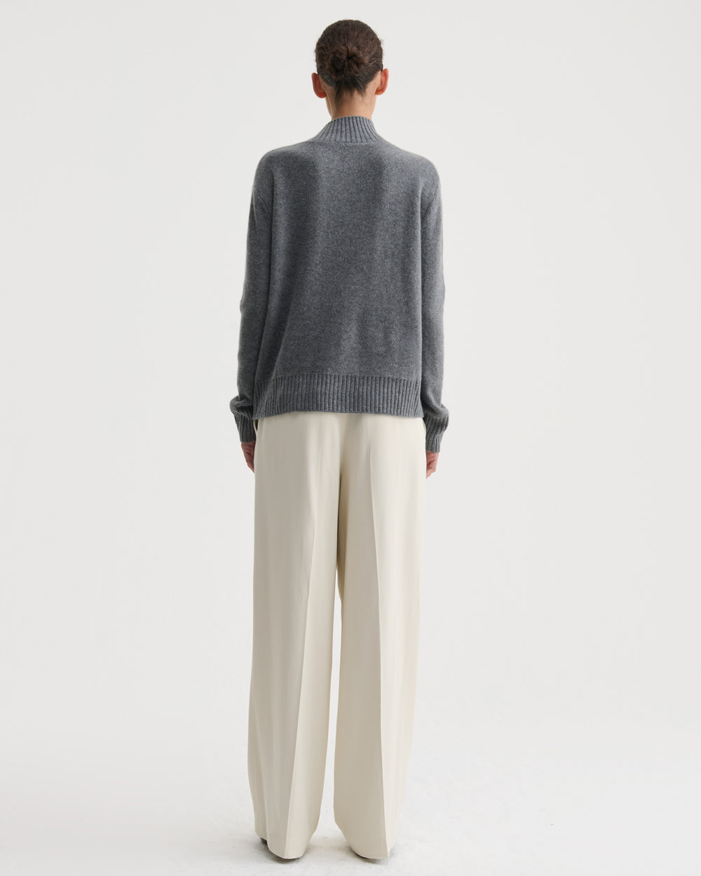 Nonchi Cashmere Nordlys Sweater, Majestic Grey, image 4 of 15