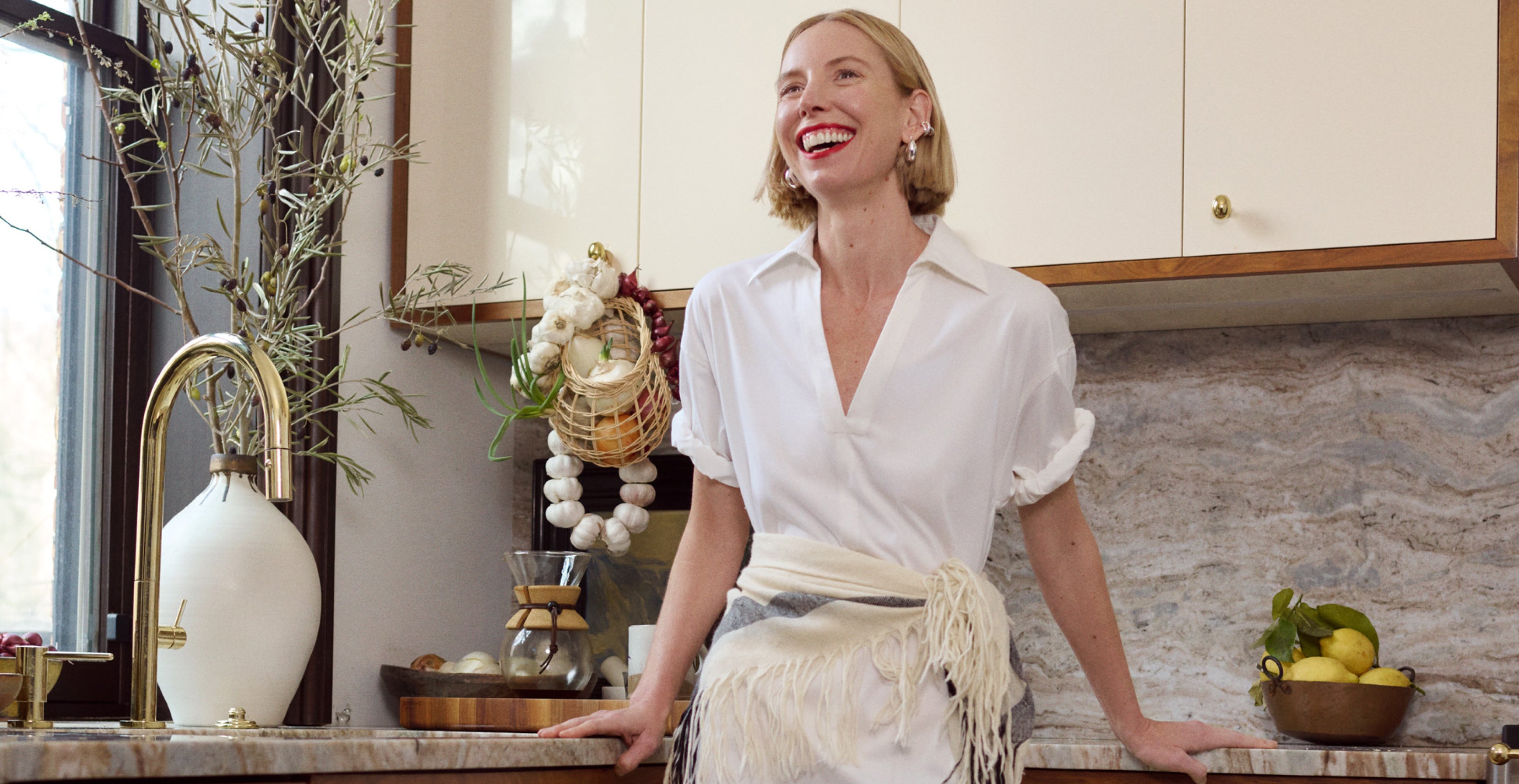 Image of Erin Jennie Pollard in her kitchen