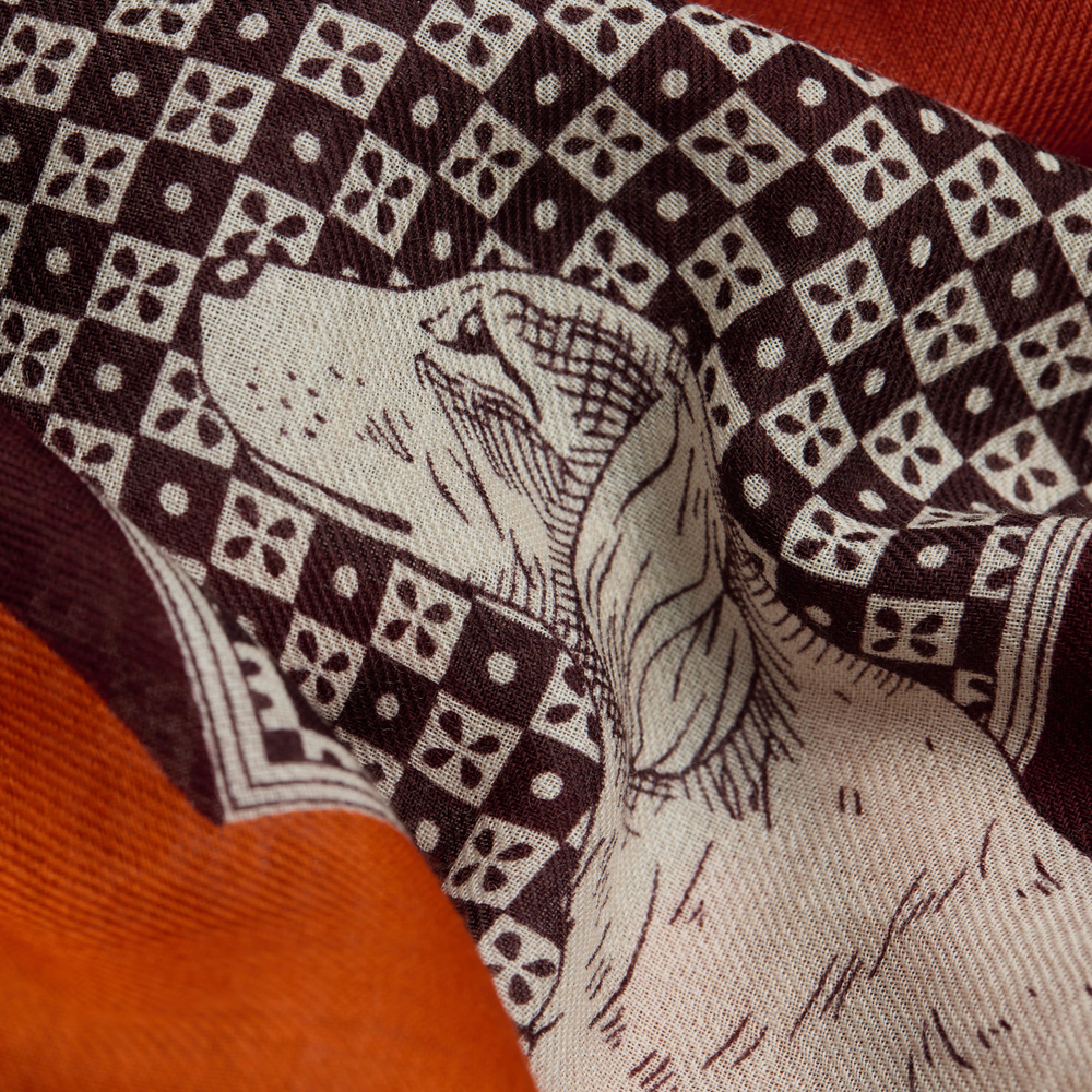 Inoui Editions Scarf 70, Les Cheris Red, image 5 of 5