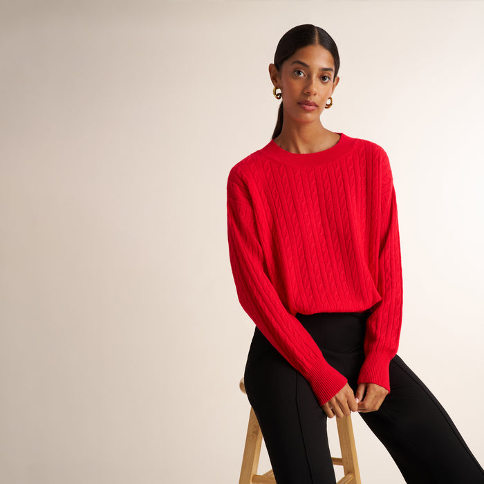 Giselle "Something's Gotta Give Cable" Sweater