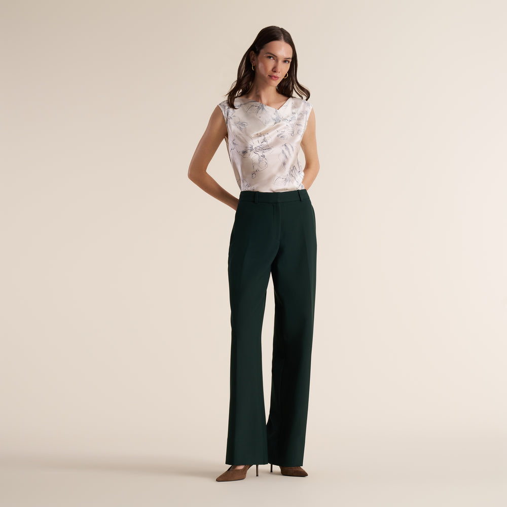 Nora Effortless Blouse, Fine Line Floral, image 3 of 7