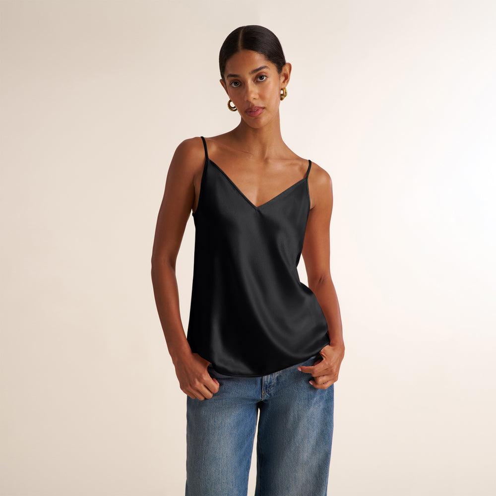 Lisey Layering Cami in Black — view 1