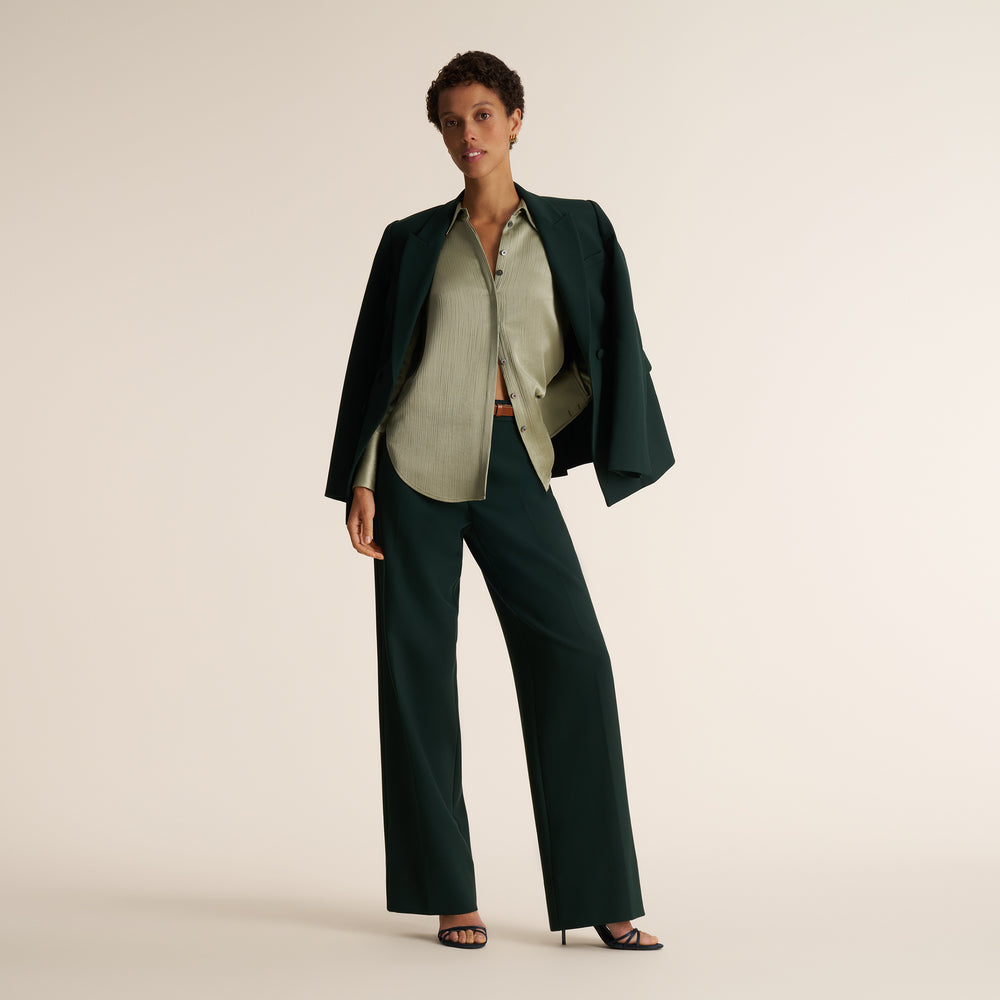 Kati Double-Breasted Blazer, Dark Forest, image 10 of 12