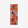 still image of the red les cheris scarf