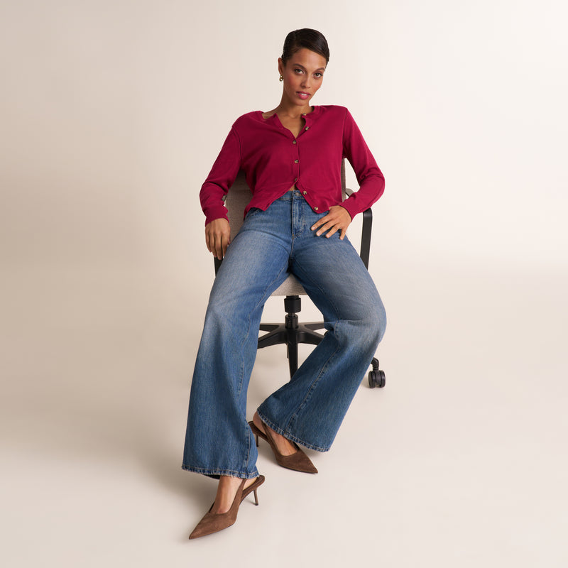 Mel Pointelle Cardigan