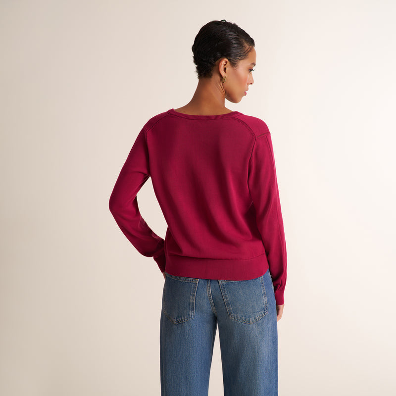 Mel Pointelle Cardigan