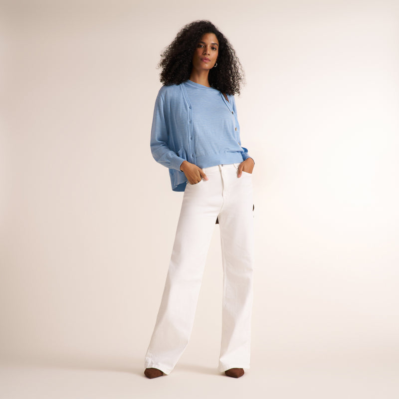 Rosalia Pointelle Cardigan