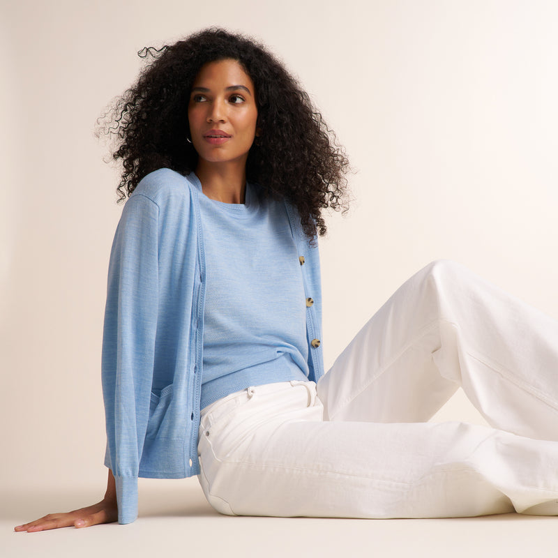Rosalia Pointelle Cardigan