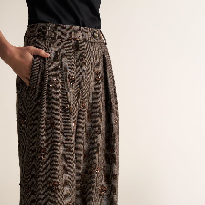 Bia Pleated Trouser