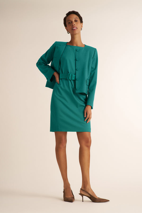 Cynthia Belted Dress