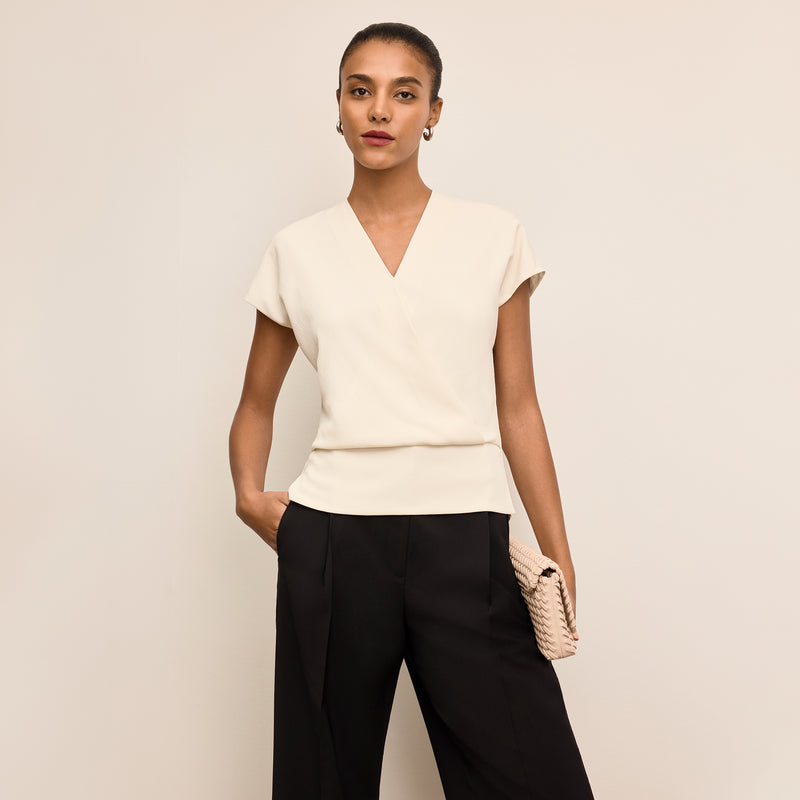 Antonia Faux Wrap Top