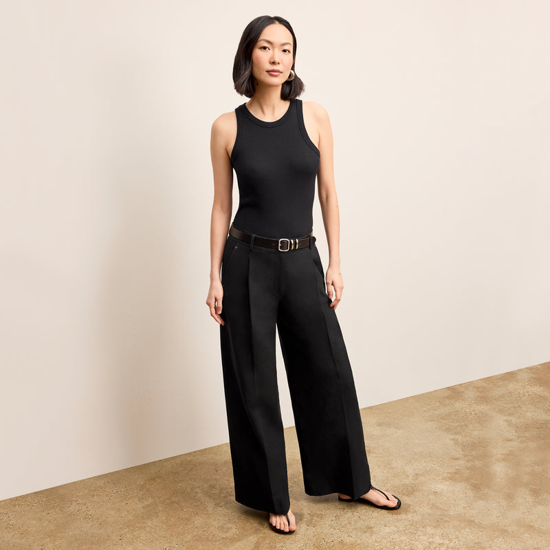 Harrison Wide Pleated Jean