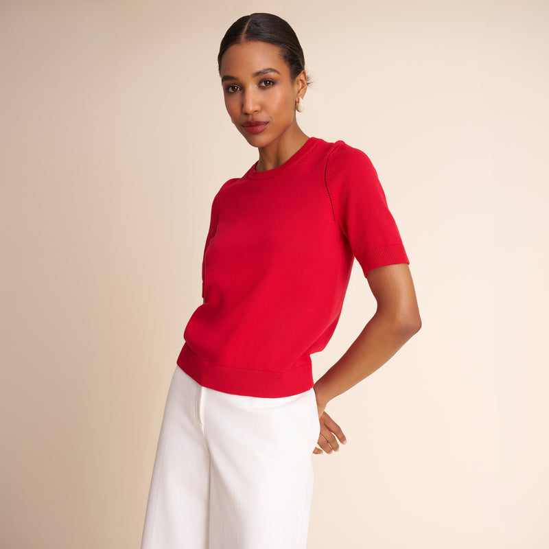 Becca Pointelle Tee