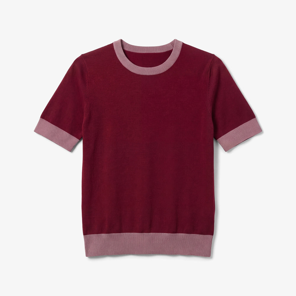 Becca Tee, Deep Berry, image 7 of 7