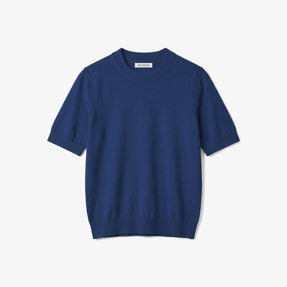 Blue t-shirt on a white background