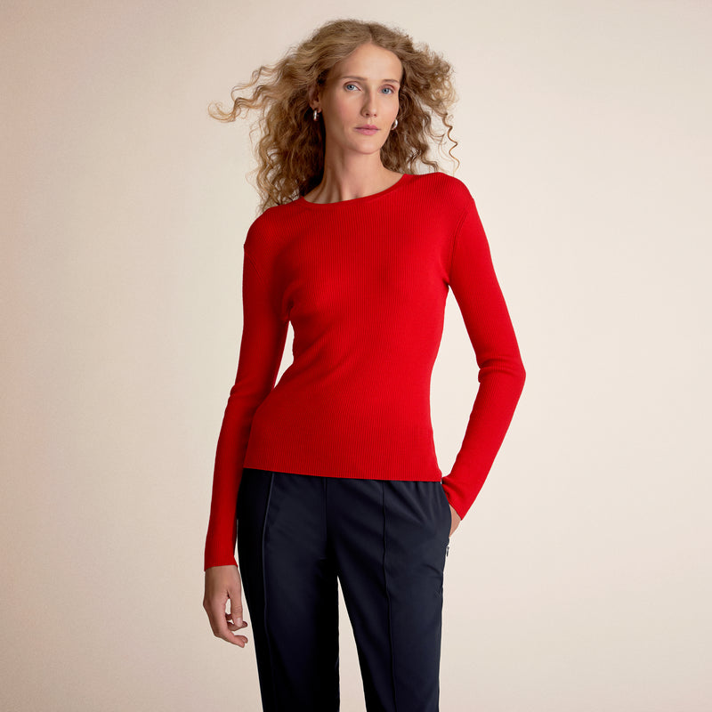 Beck Fitted Crewneck Sweater