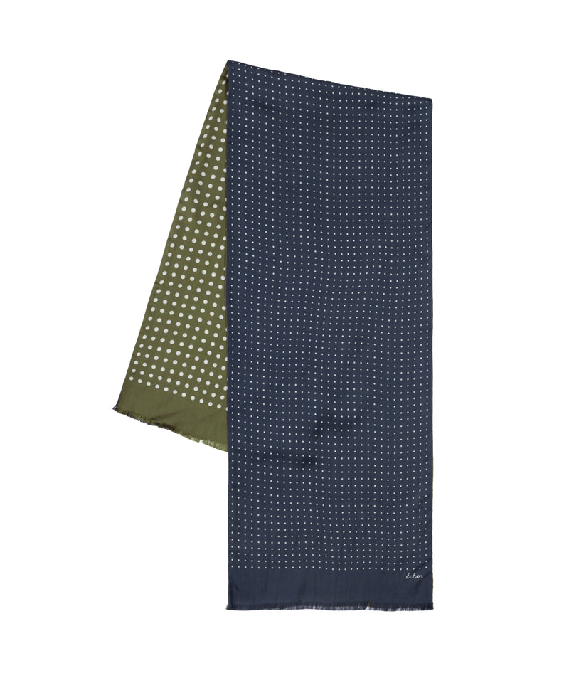 Echo Tubular Silk Dot Scarf