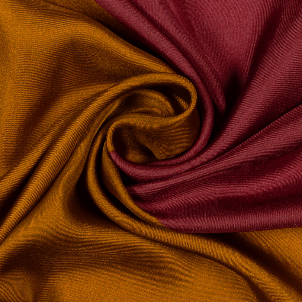 Echo Half and Half Oversized Silk Square Scarf